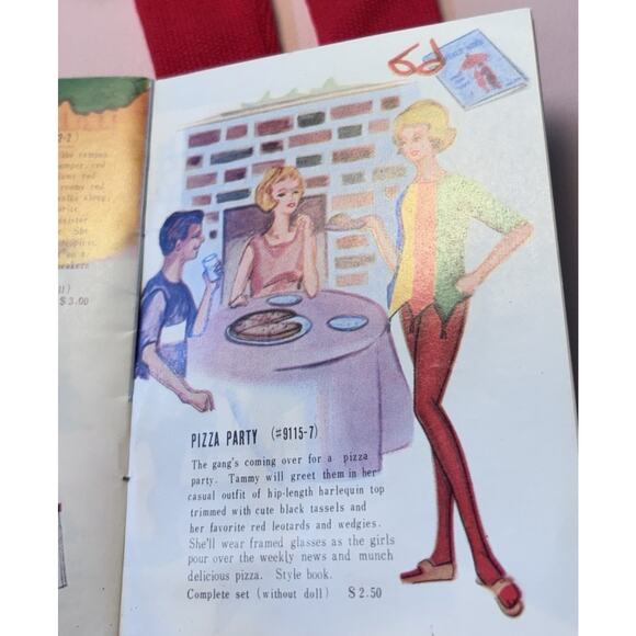 Vintage Ideal Tammy Doll PIZZA PARTY 9115-7 - Picture 2 of 5